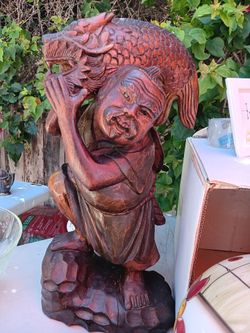 East Asia wooden carving