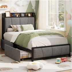 Twin Bed Frame With Storage