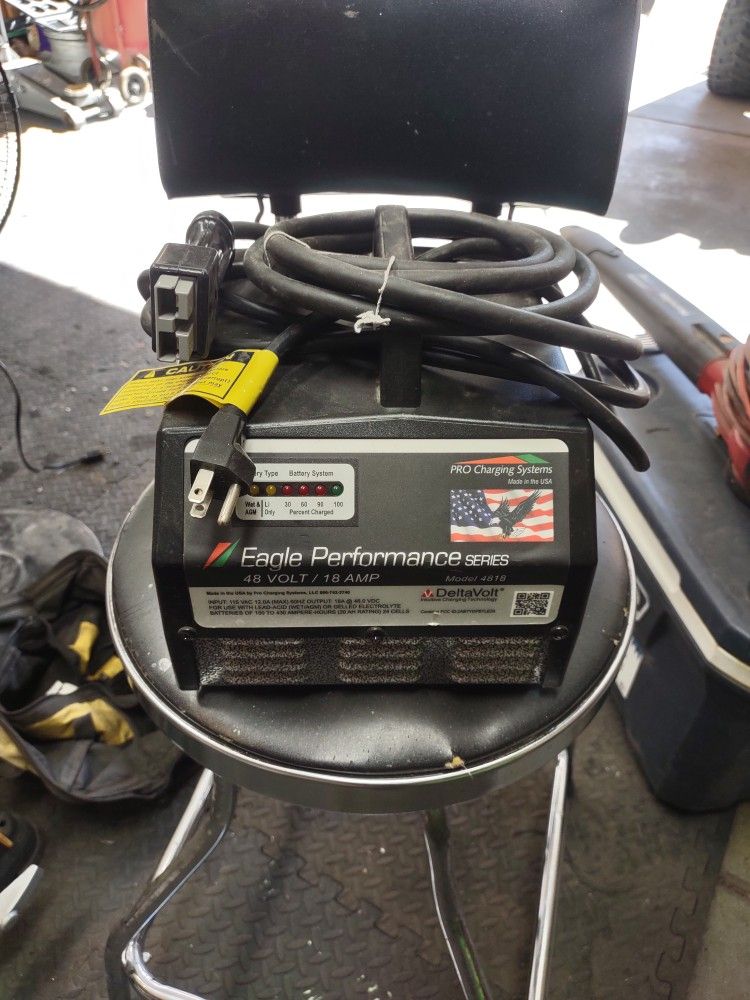 48 Volt 18 Amp Eagle Performance Golf Cart Battery Charger