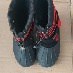 Totes Kids Ankle Boots Size Boys 1 Medium 