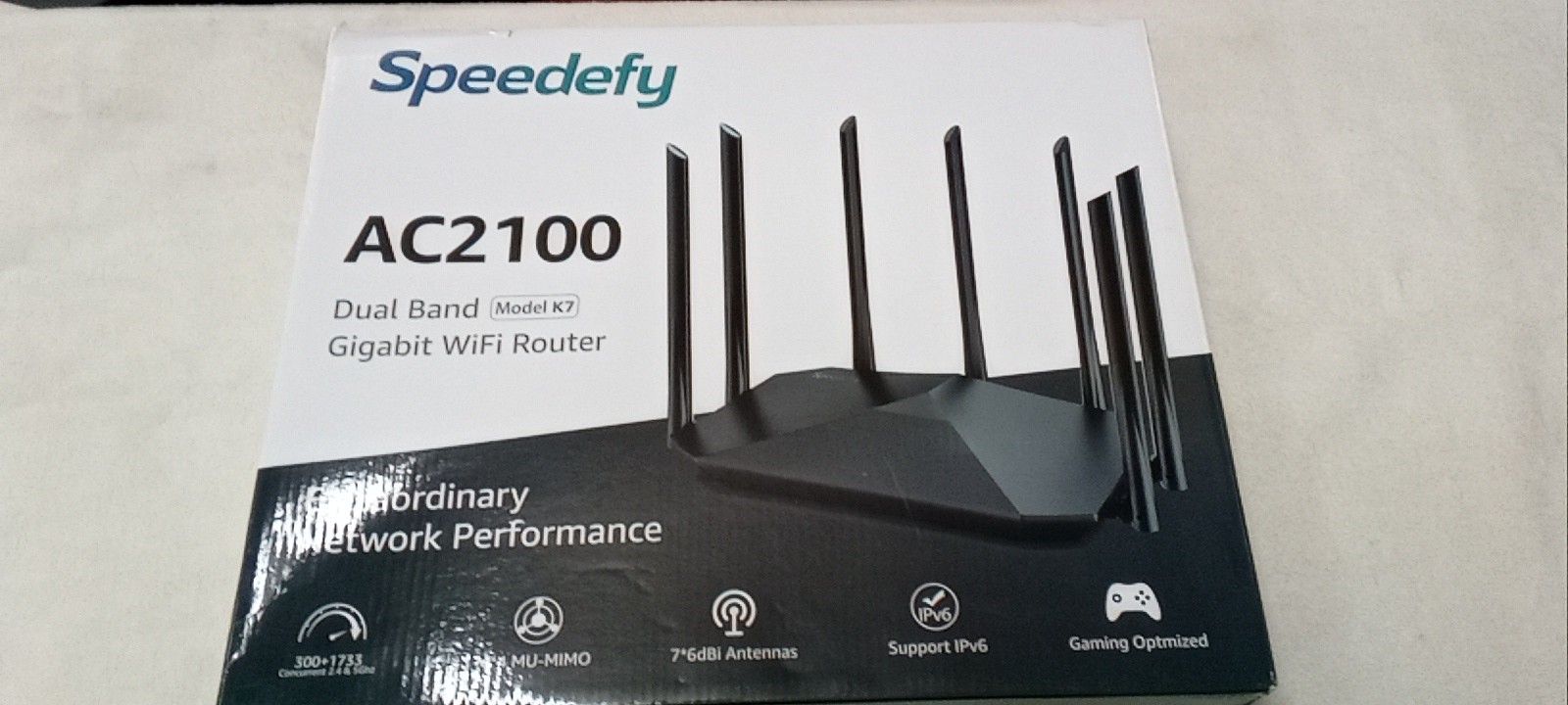 Speedefy AC2100 K7 Wifi Router