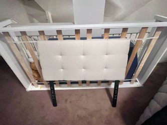 Twin bed with mattress
