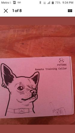 Remote training collar for dogs