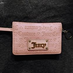 JUICY COUTURE PINK LEATHER WALLET