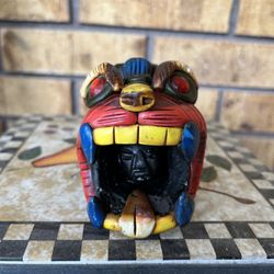 Jaguar Warrior Roar Whistle Real Maya Aztec Mexican Hand Crafted