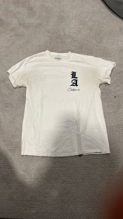 Men's medium  samegang white LA T-shirt bought from Tilly's