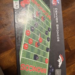 NFL Denver Broncos Checkers Board Game