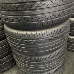 Set Of 4 Matching Tires All Season Hankook 225/50R17