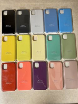 I phone 11 silicone cases!! 😍😍
