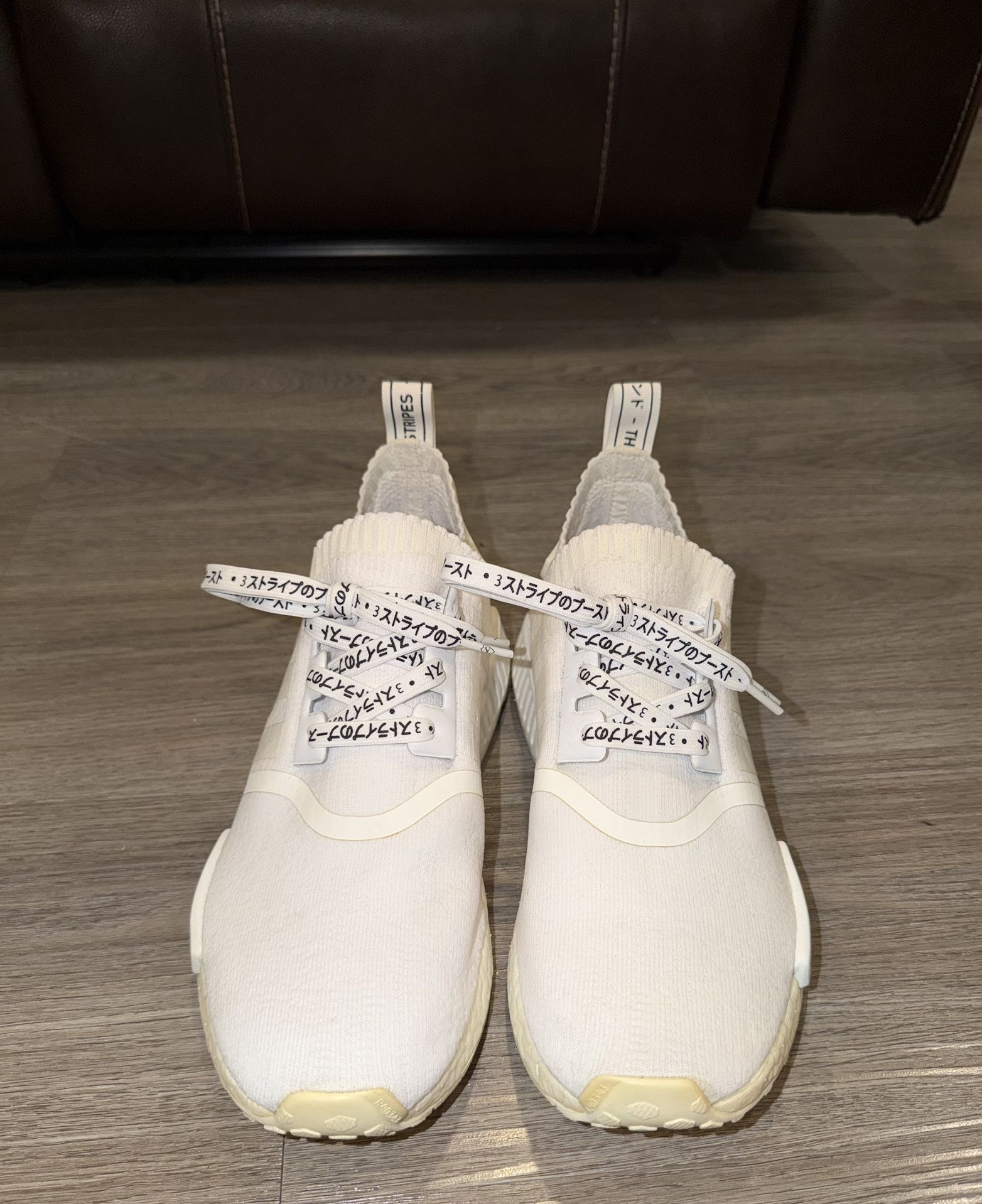 Adidas NMD R1 Triple White Japanese size 9