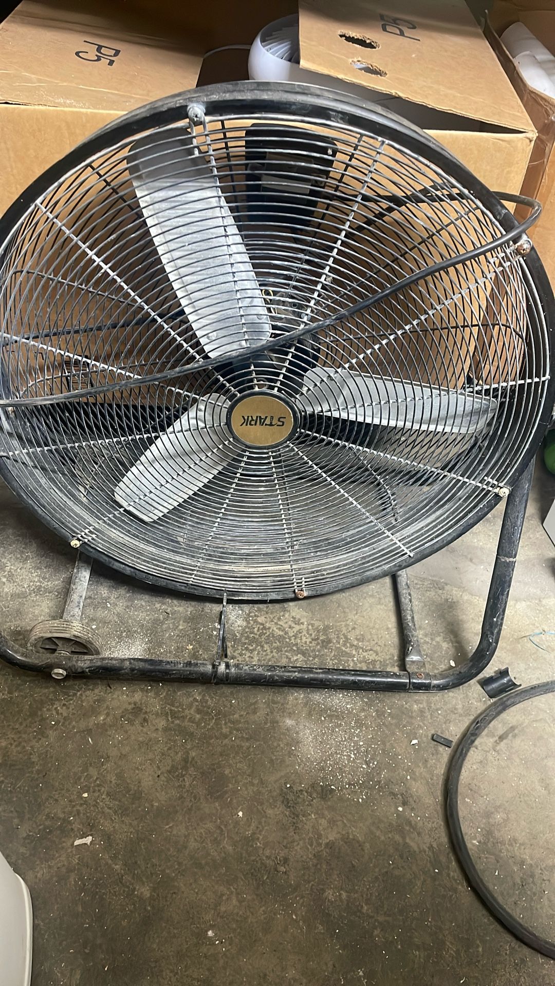 24” Stark Floor Fan With Wheels