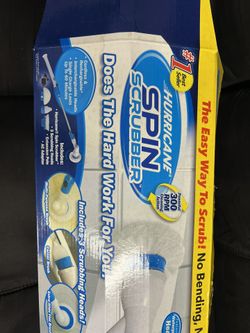 hurricane spin scrubber water proof head new open. box 
