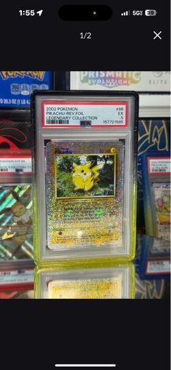 Pikachu legendary collection reverse holo