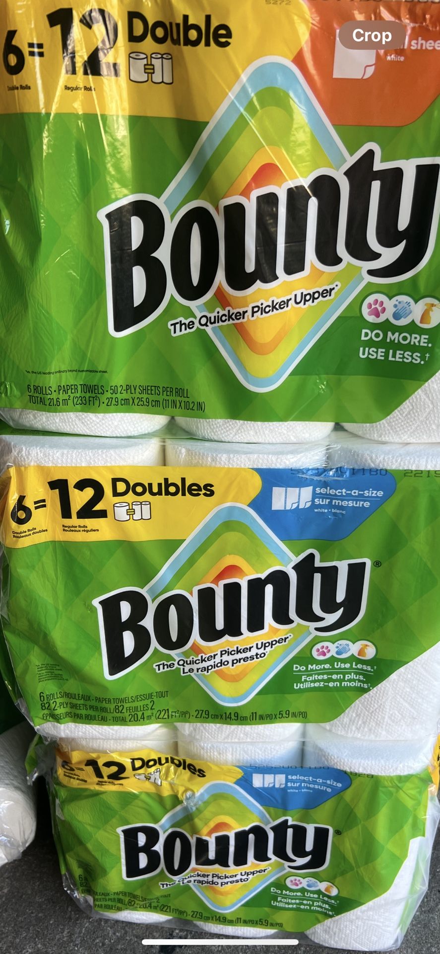 Bounty Paper Towels $12 Each