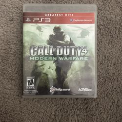 Call Of Duty 4 Modern Warfare PS3