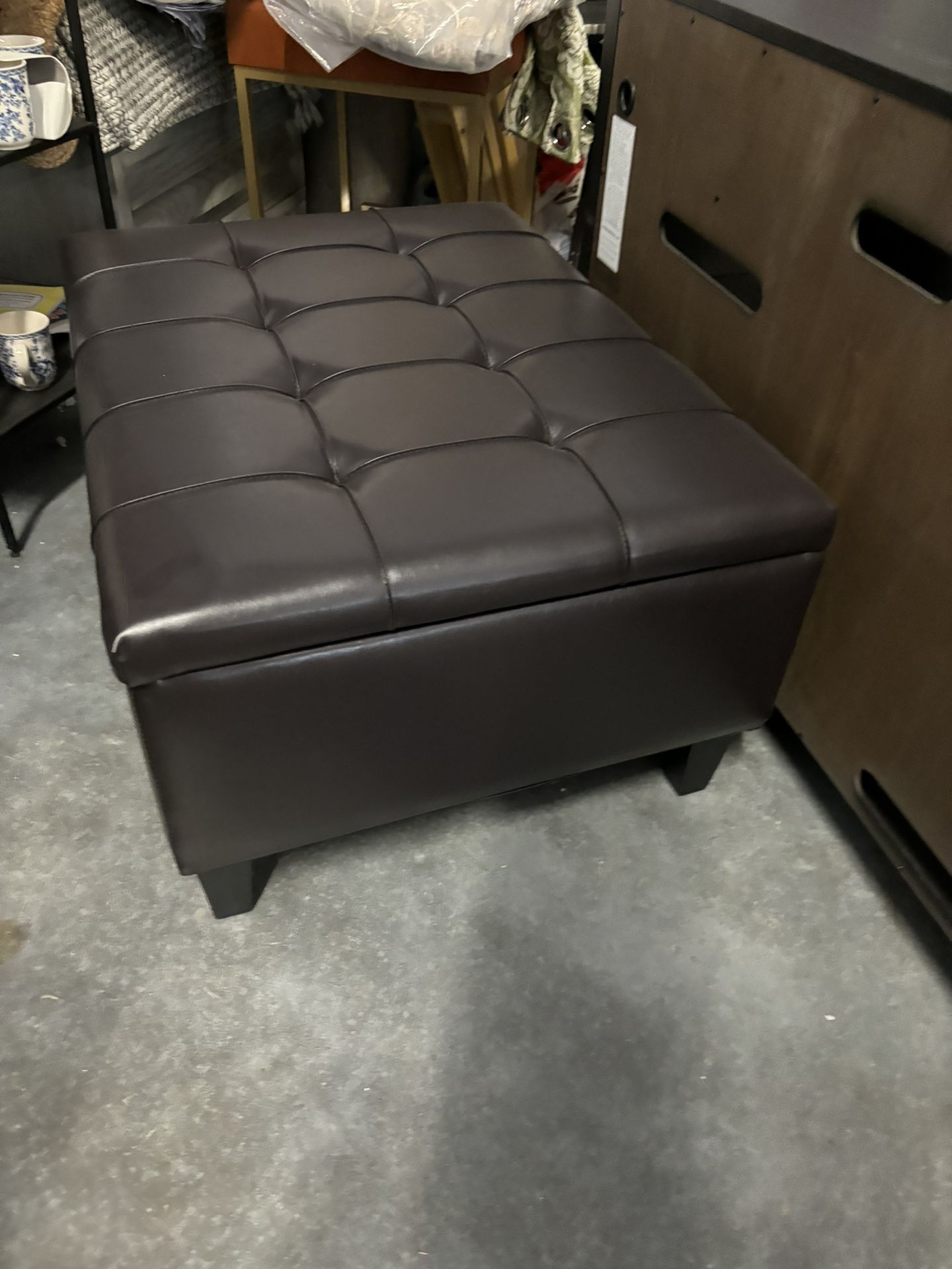 Brand New Tufted Storage Ottoman
