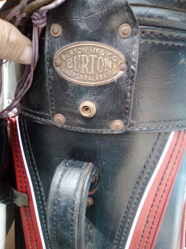 Golf Bag With Clubs And Accessories
