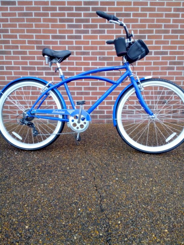 SCHWINN SIGNATURE MENS LARGO 7, 26" CRUISER BIKE 