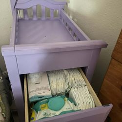 Crib And Changing Table 