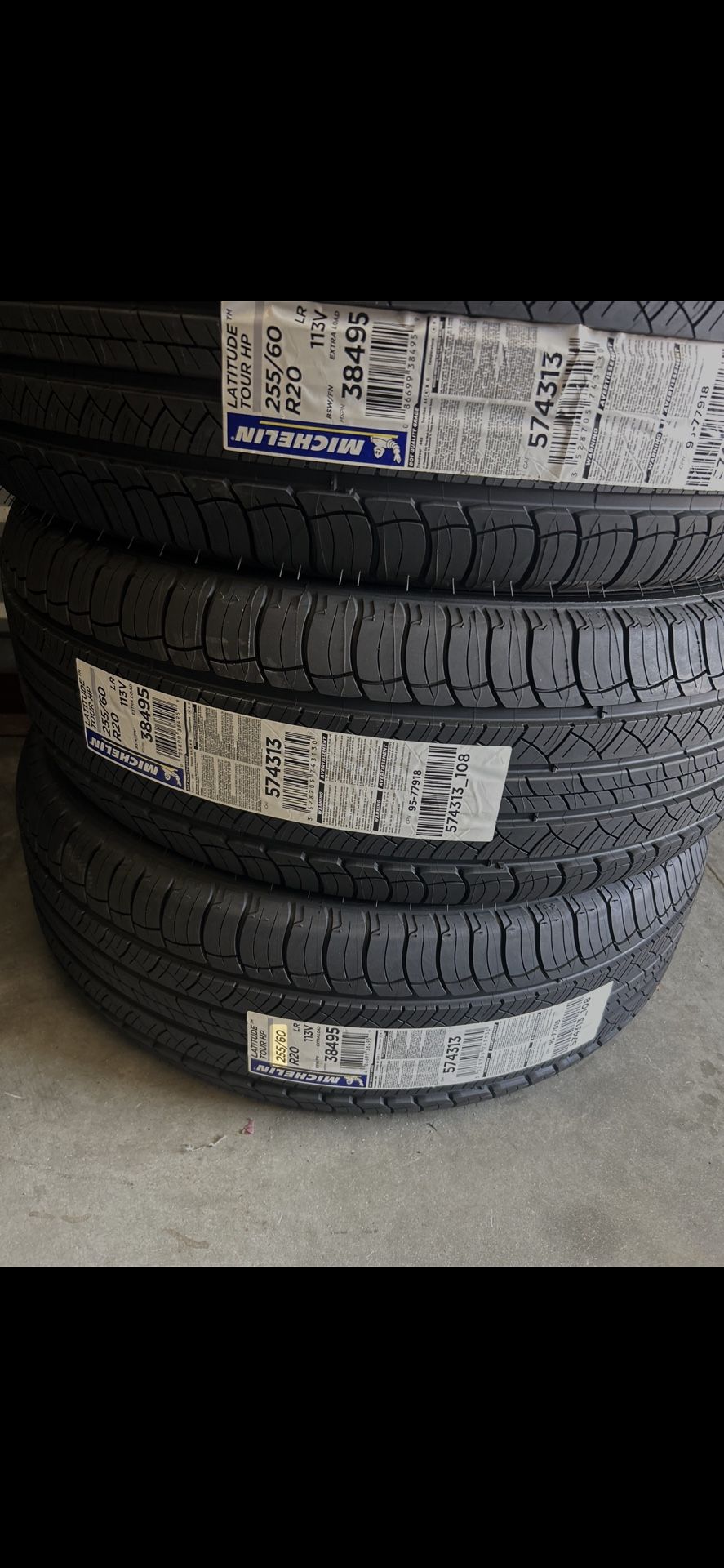 255/60r20 Michelin Latitude Tour Hp