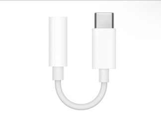 New Apple USB-C to 3.5 mm Headphone Jack Adapter, USB C to Aux Audio Dongle Cable Cord Compatible with iPhone 16 Pro Max/15, Pro/15, iPad