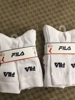 NWT Fila men’s socks 12 pairs