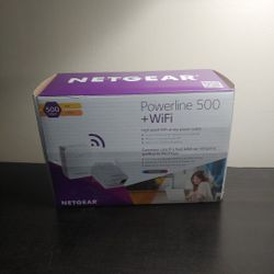 Netgear Wi-Fi Extender Powerline 500 With Instructions