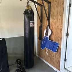 Punching Bag- Comes With Brand New Mount and Misc Accessories