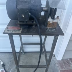 Magnetek Century AC Motor / Grinder On Stand
