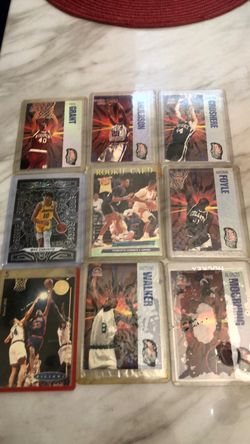 NBA Basketball Cards Lot of 9