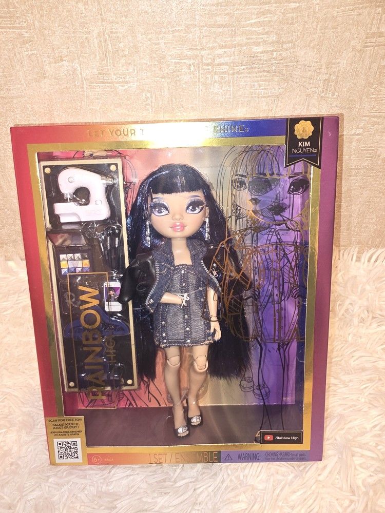 Rainbow High Fashion Doll – Kim Nguyen | Includes Makeup Kits, Hangers & More | Brand New