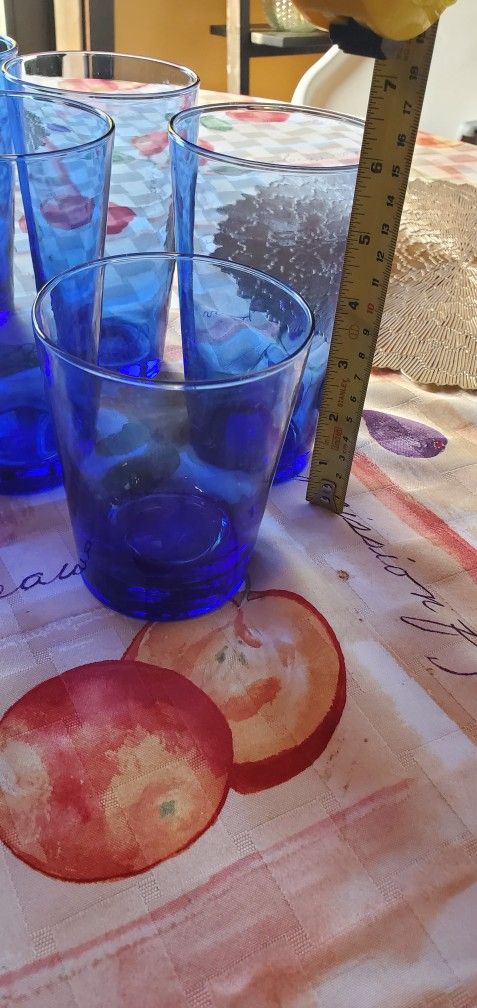 Blue Drinking Glasses
