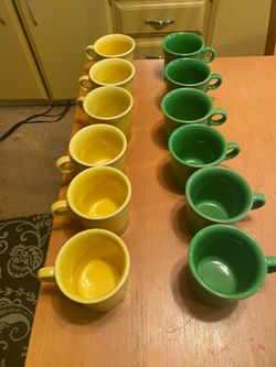 Fiestaware mugs