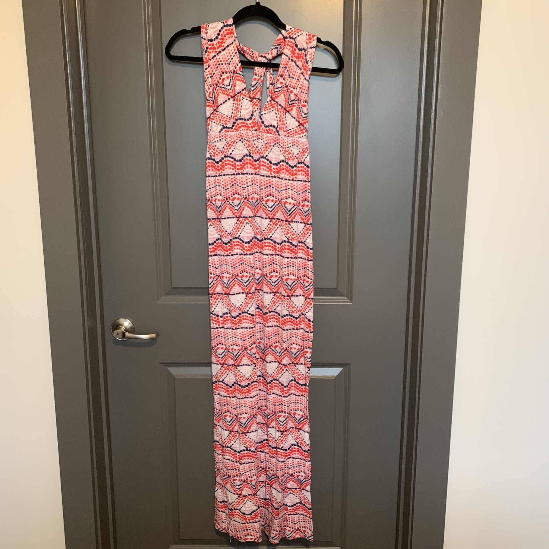 Pink & Blue Maxi Dress size Medium by Love...Ady