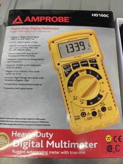 AMPROBE HD 160C Heavy Duty True-rms Digital Multimeter