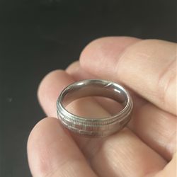 Titanium men’s wedding band size 11