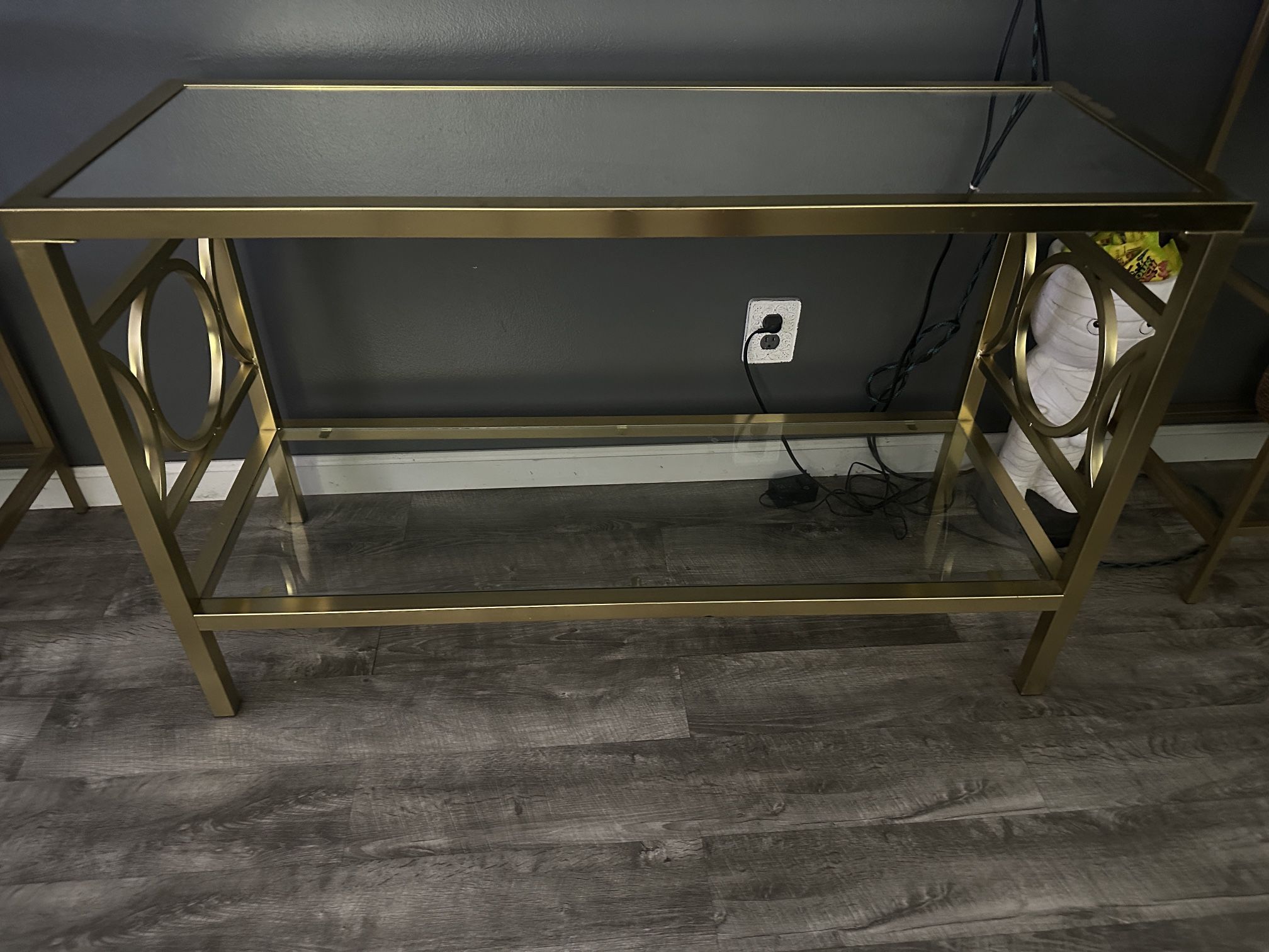 Glass Console Table