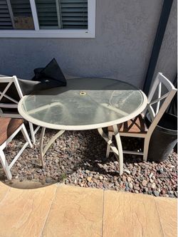 Round Glass Table