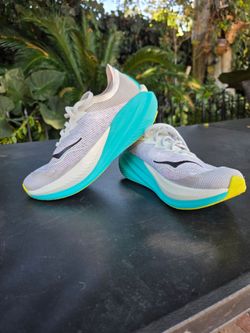Saucony Running Sneakers White Teal Yellow