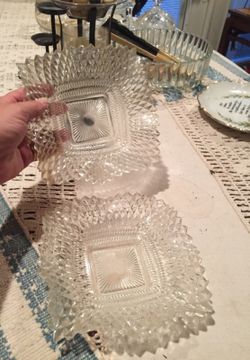 Cut glass ash trays?