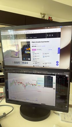 Portable dual monitor USB-C FlipGo Touch 16”