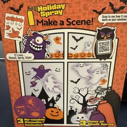 Halloween Scene.   “spray Pant”
