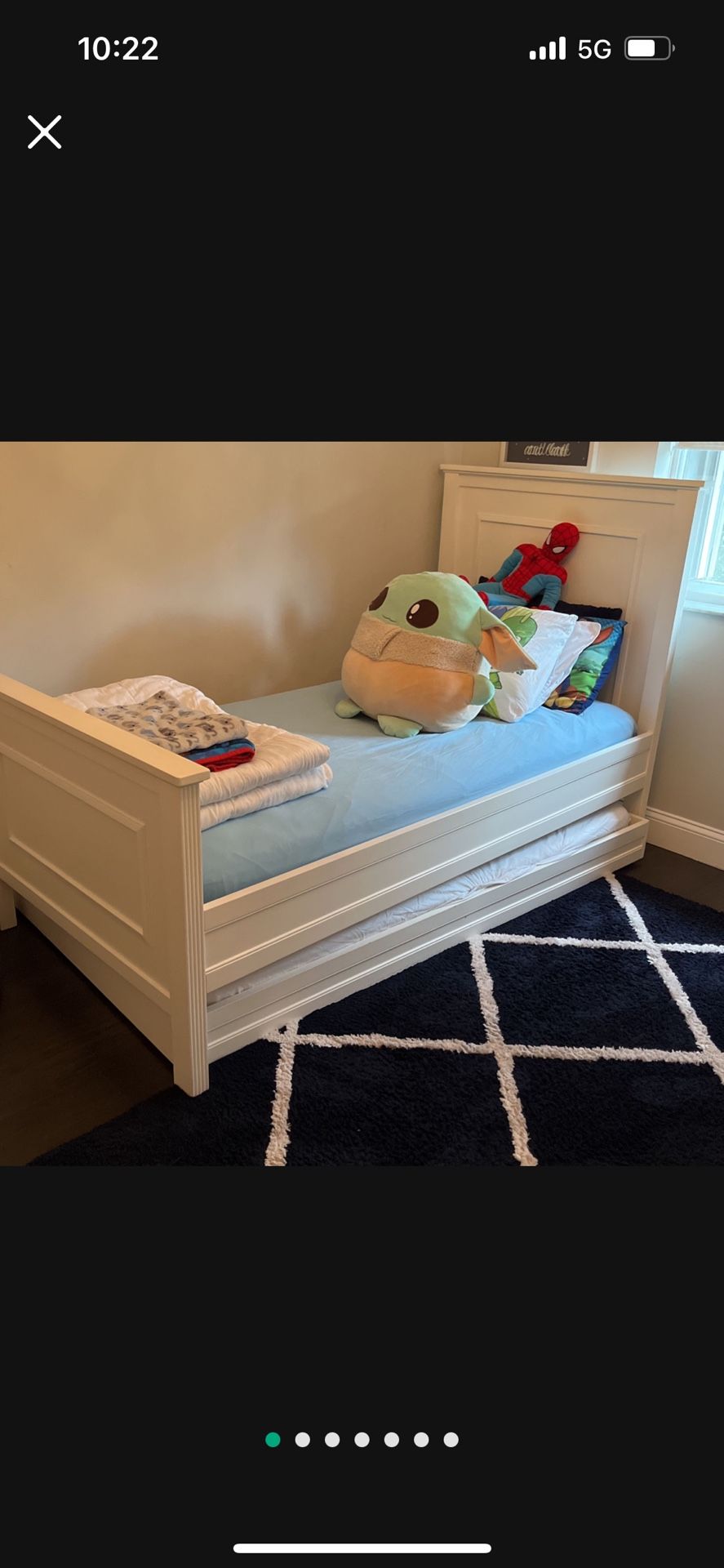 Pottery Barn Kids Fillmore Bed & Trundle Bed