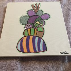 Trippy Abstract Plant 