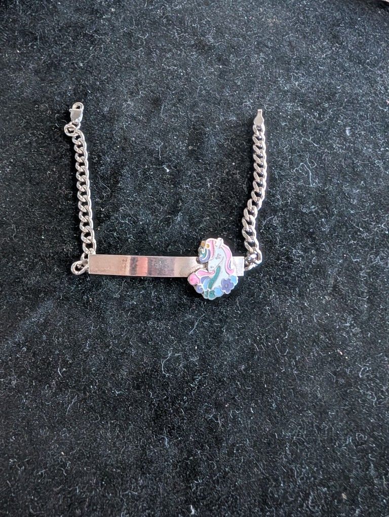 Silver .925 Unicorn 🦄 Bracelet For Girl