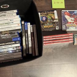 Lot of Assorted Video Games For Sale
