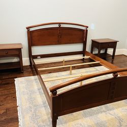 Ethan Allen, American Dimensions Solid Wood Four Piece Bedroom Set
