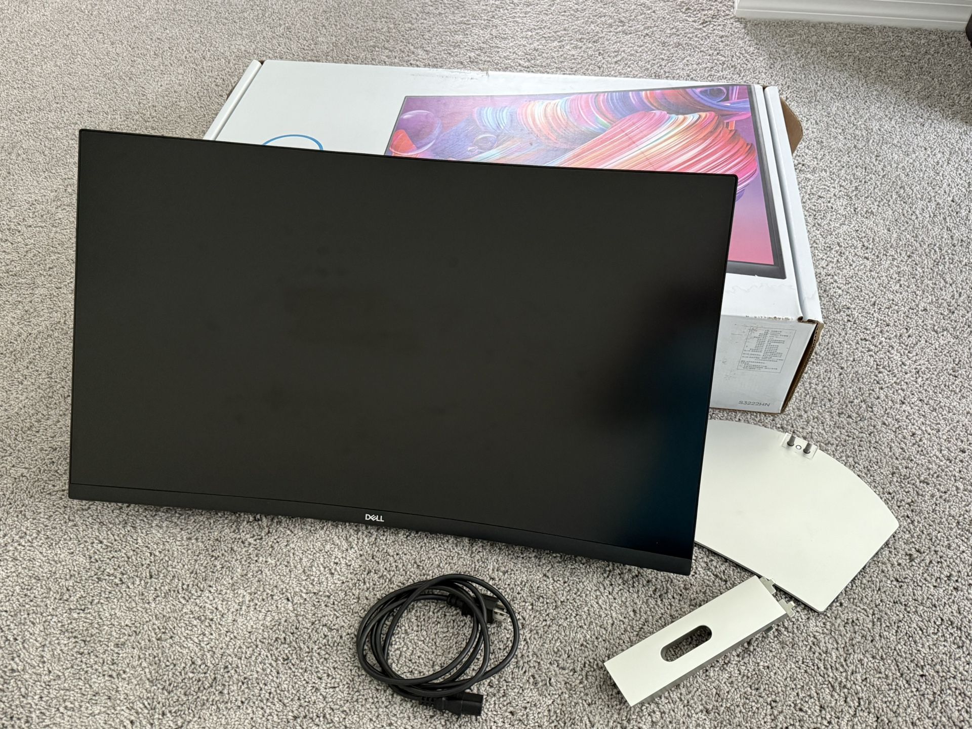Dell 32 inch curved monitor - Model S3222HN