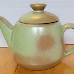 Frankoma Moss Green Teapot