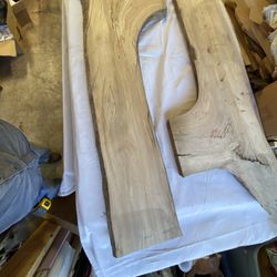 Live Edge Slabs - Ready For Finishing Process - 2 Available